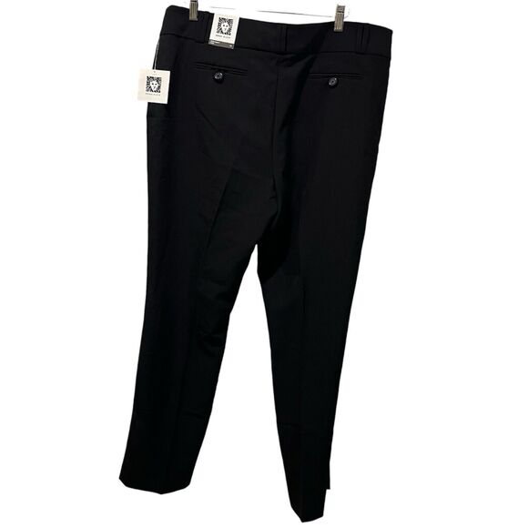 Anne Klein Women’s Pants Straight Leg Black Size 14, Back Pockets, New With Tags - Picture 2 of 7